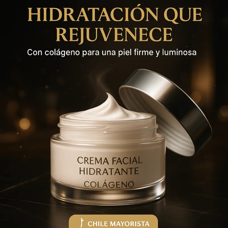 Crema Facial Hidratante con Colágeno