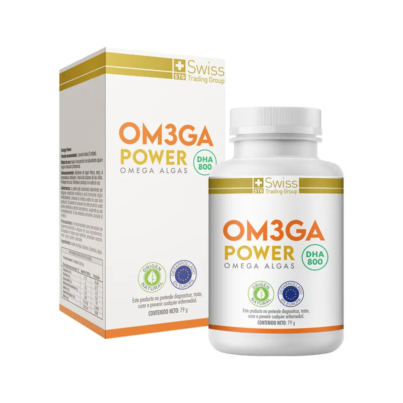 Om3ga Power – Omega 3 de algas DHA 800