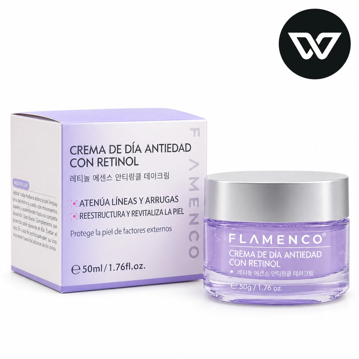 SkinCare Coreano Crema Retinol Dia/Noche