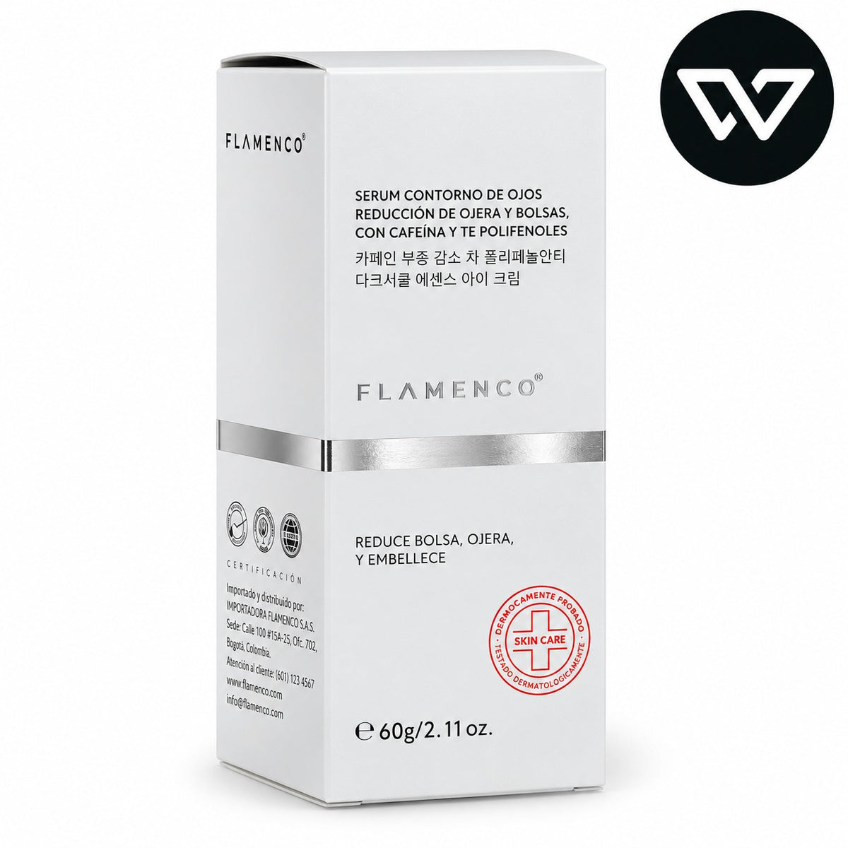Serum reductor de ojeras y bolsas