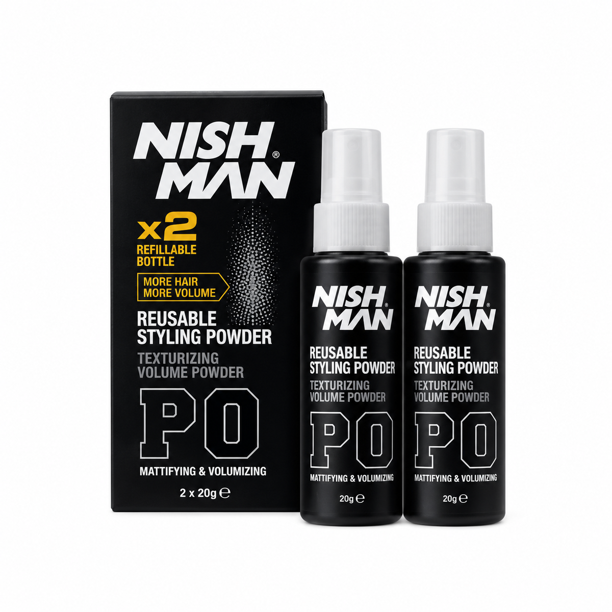 Nishman P0 Polvo Texturizante Recargable 20 g + 20 g